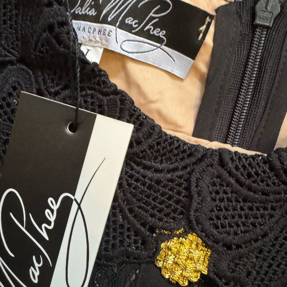 “Vintage “ Black Lace Dress - Picture 7 of 11